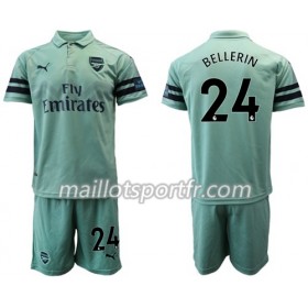 Maillot de Foot Arsenal Bellerin 24 Enfant Troisieme 2018/19